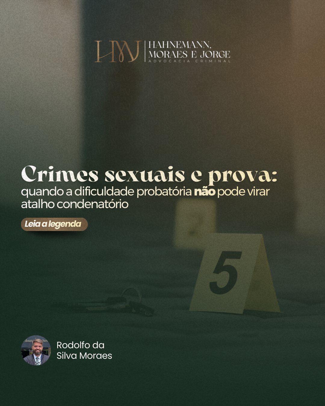 HMJ crimes sexuais e provas
