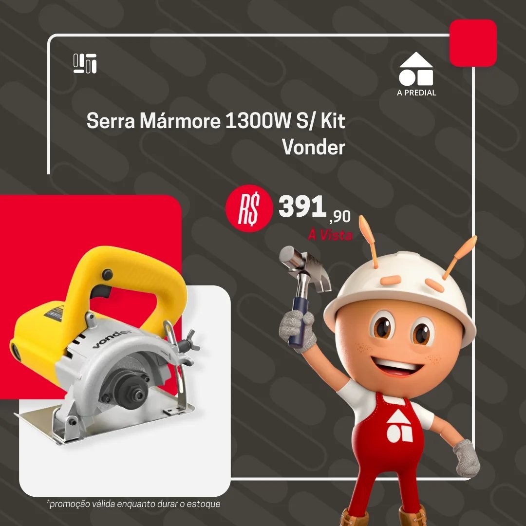 Post de oferta de serra mármore para A Predial