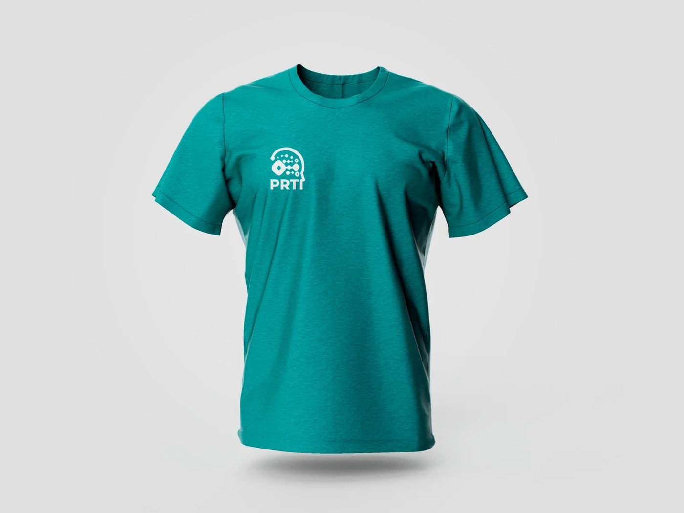 Camiseta com o logo do PRTI